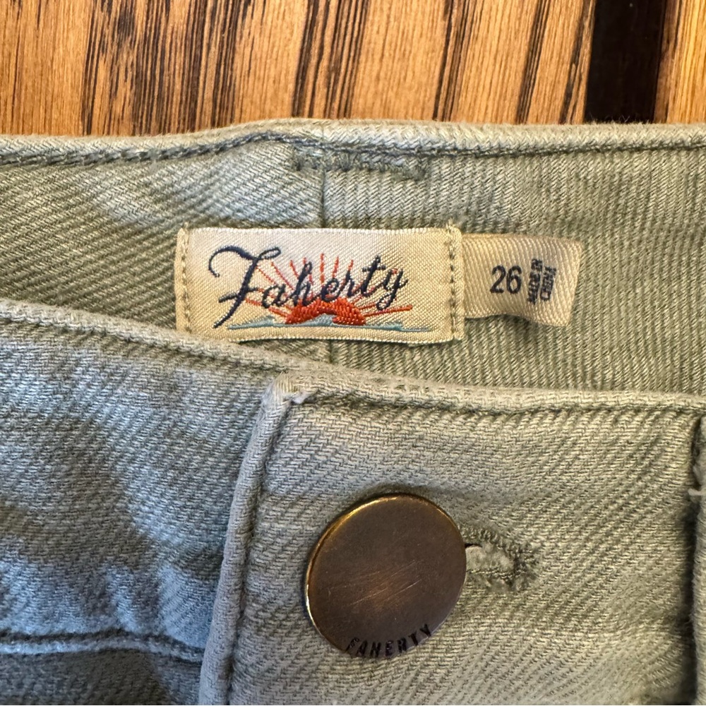 Faherty Terry patch pocket Pants‎ - image 3